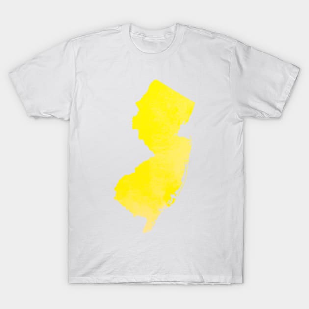 Yellow New Jersey T-Shirt by lolosenese